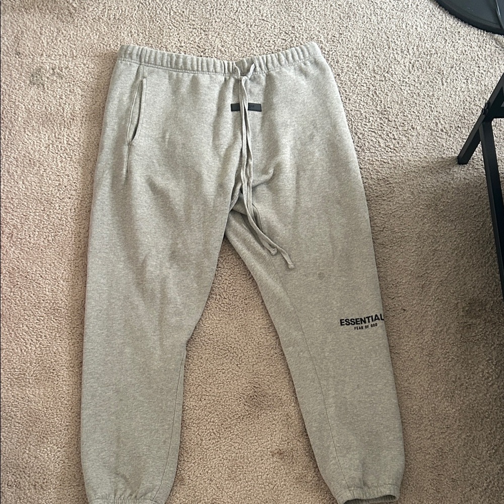 Essentials Heather Gray Joggers